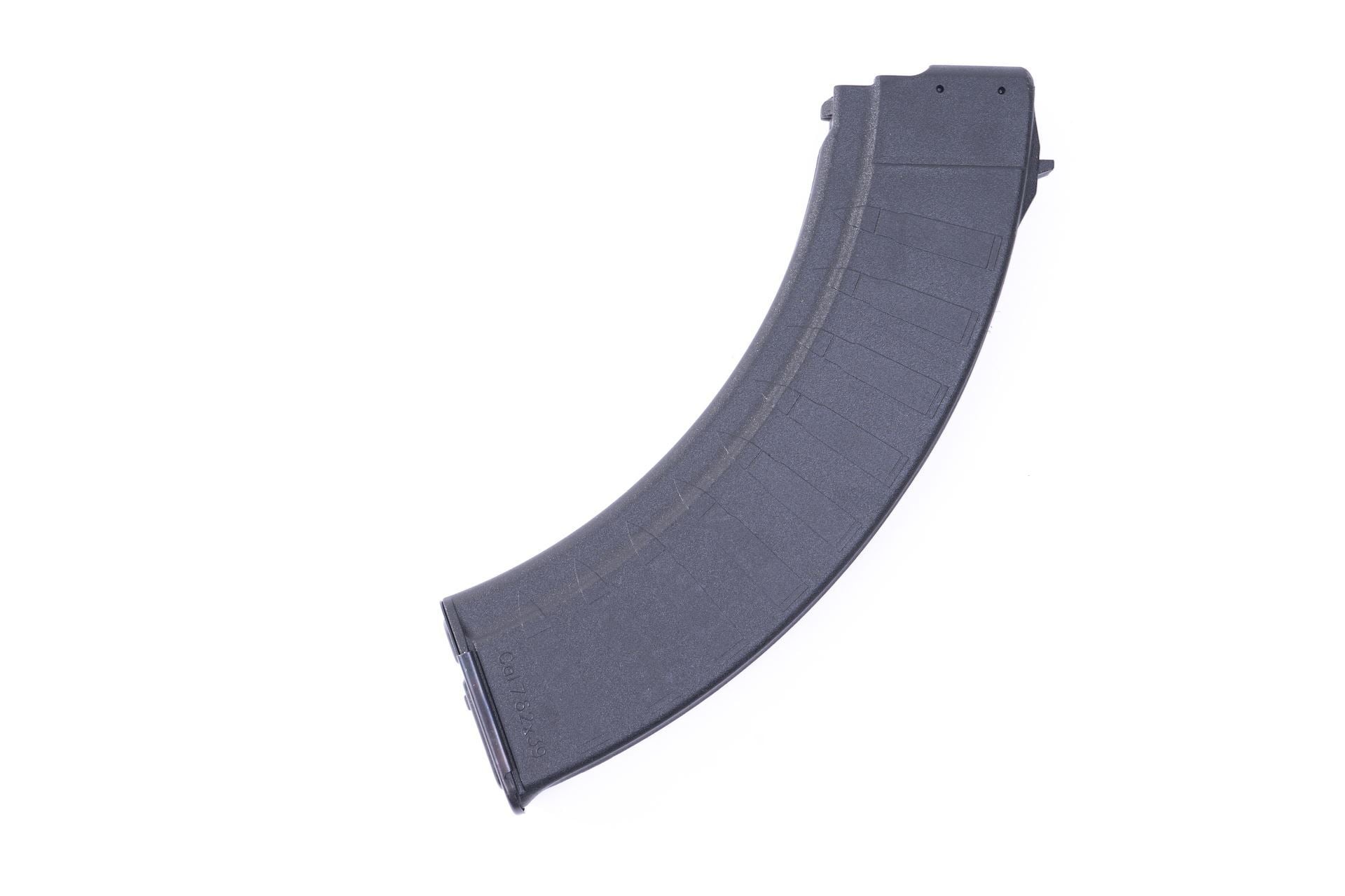 ymaggs 7.62x39mm Black Polymer 40 Round Magazine Ammo