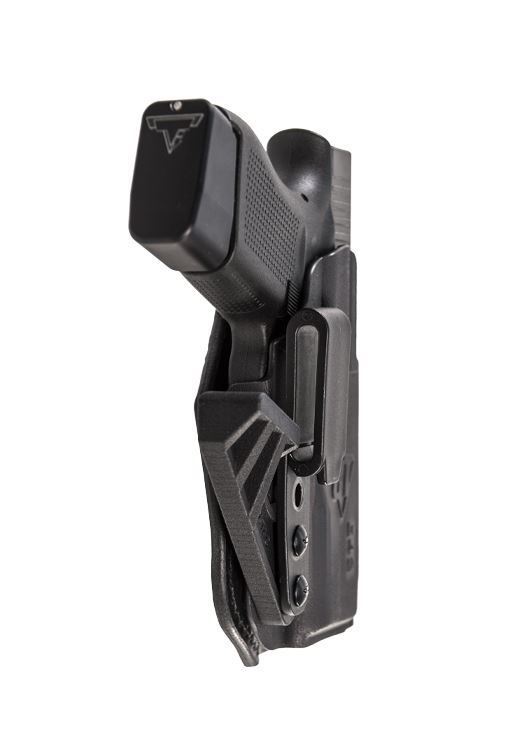 CompTac eV2 Max Hybrid Appendix IWB Holster - SW - MP Shield 9mm/40 - Right - Black - Image 3