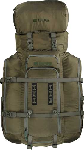 BOG HELIX 6000 BIVY BAG 420D - 6000 CU IN ROLL TOP MOSS