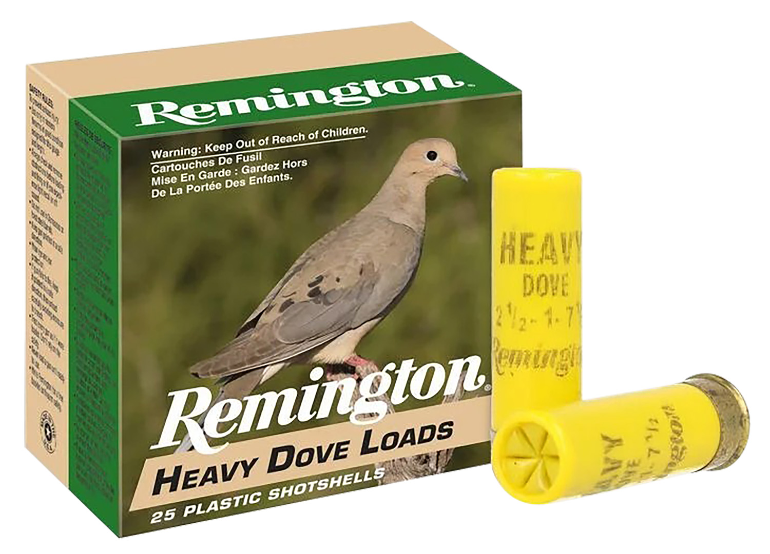 Remington Ammunition 28777 Heavy Dove Loads 20Gauge 2.75 1oz 7.5Shot 25 Per Box/10 Case ington Ammunition 28777 Heavy Dove Loads 20Gauge 2.75 1oz 7.5Shot 25 Per Box/10 Case Ammo