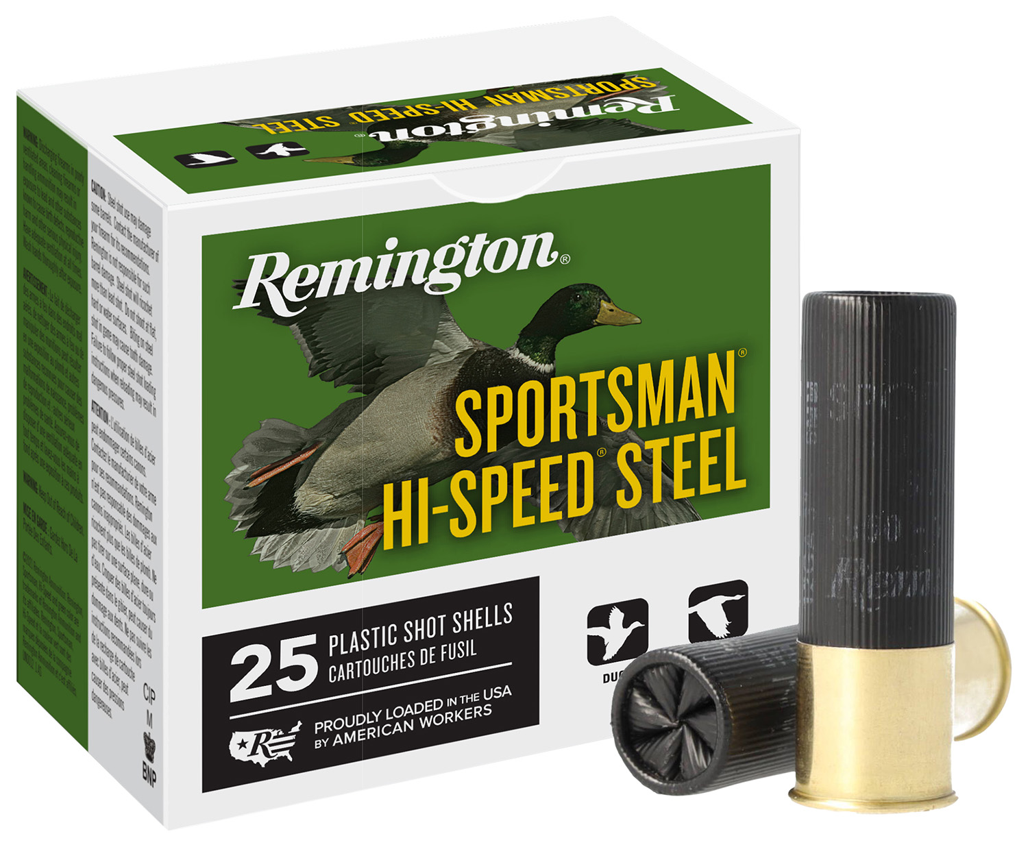 ington Ammunition 20981 Sportsman Hi-Speed Steel 12Gauge 3 1 1/8oz 4Shot 25 Per Box/10 Case Ammo
