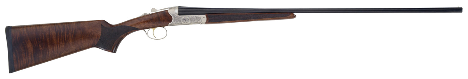 TriStar 38141 Bristol SxS 410 Gauge 28" 2rd 3" Silver Engraved with 24K Gold Inlay Rec Oiled Turkish Walnut Stock Right Hand (Full Size) Includes 5 MobilChoke