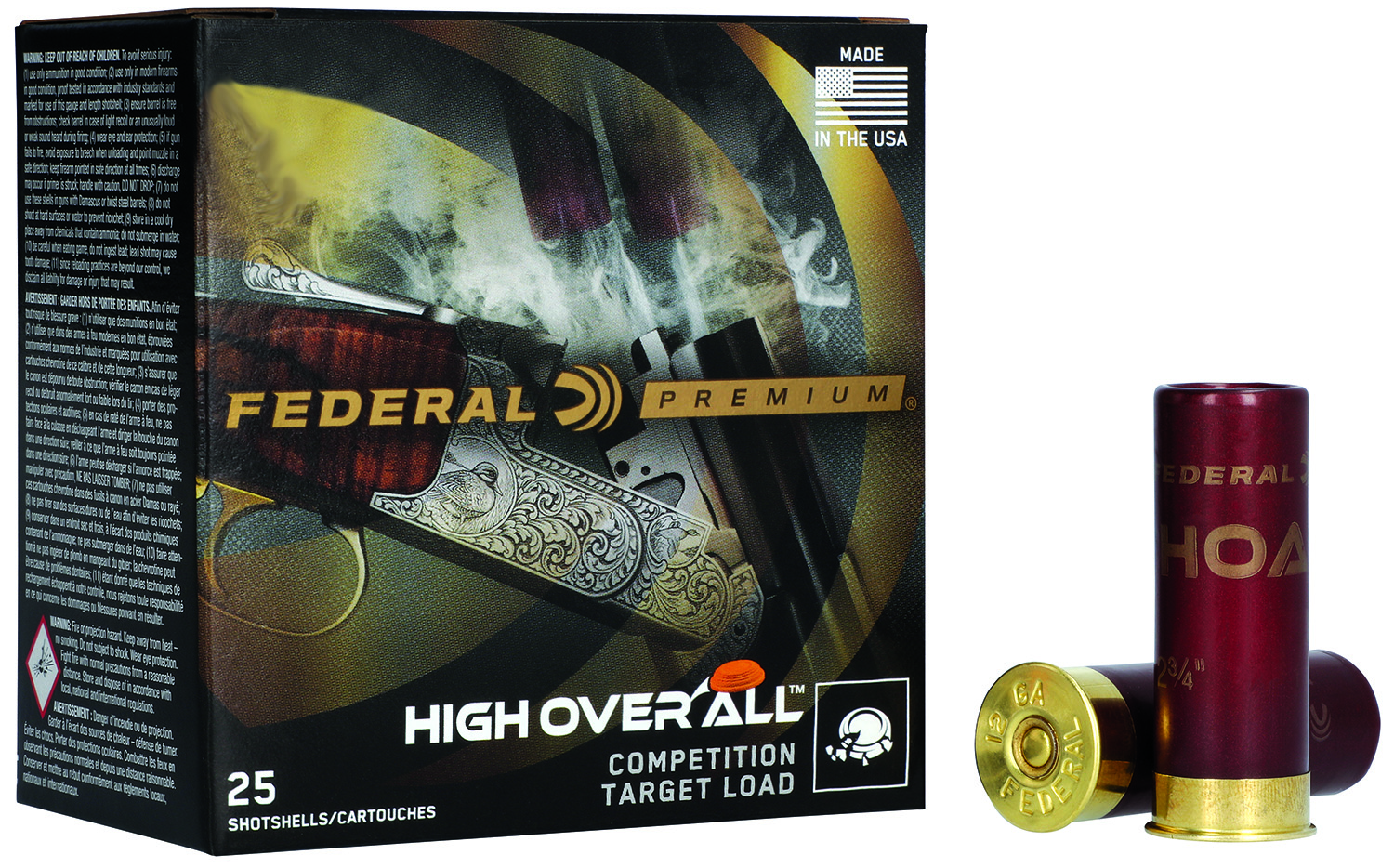 eral HOA4109 Premium High Over All 410Gauge 2.50 1/2oz 9Shot 25 Per Box/10 Case Ammo