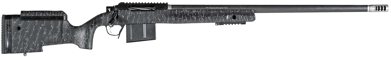 Christensen Arms 8010400100 BA Tactical Long Range 6.5 PRC 4+1 26" Carbon Fiber Barrel, Black Nitride Finish, Black with Gray Webbing Stock