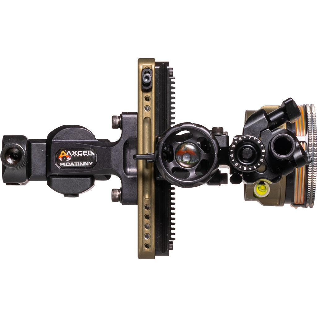 Axcel LANDSLYDE Picatinny Slider Sight Tac. BH AVX-41 Ranger DBL Pin .019 Gr./Red Fiber - Image 2