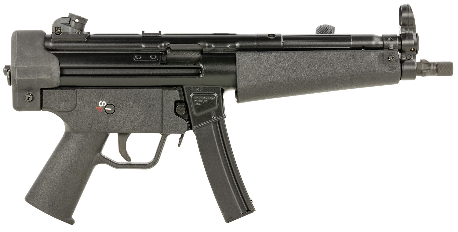 PTR 604 9CT 9mm Luger 20+1 9" Black Nitride 3-Lug Threaded Barrel, Black Plastic Handguard, Black Polymer Grips Includes 2 Magazines, Cable Lock, Single Point Bungee Sling
