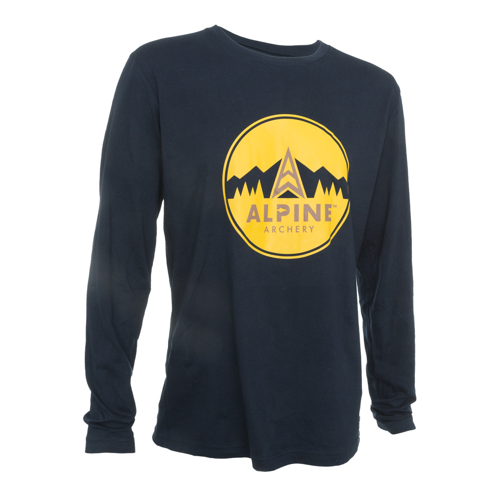 Alpine Long Sleeve Tee Navy Large - Image 2