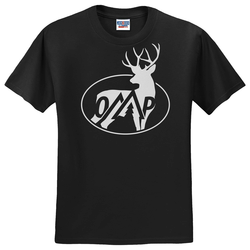 October Mountain Bucks Tee Black Medium - Image 2