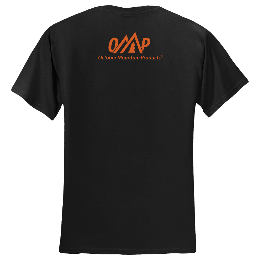 October Mountain Bucks Tee Black 2X Large - Image 2
