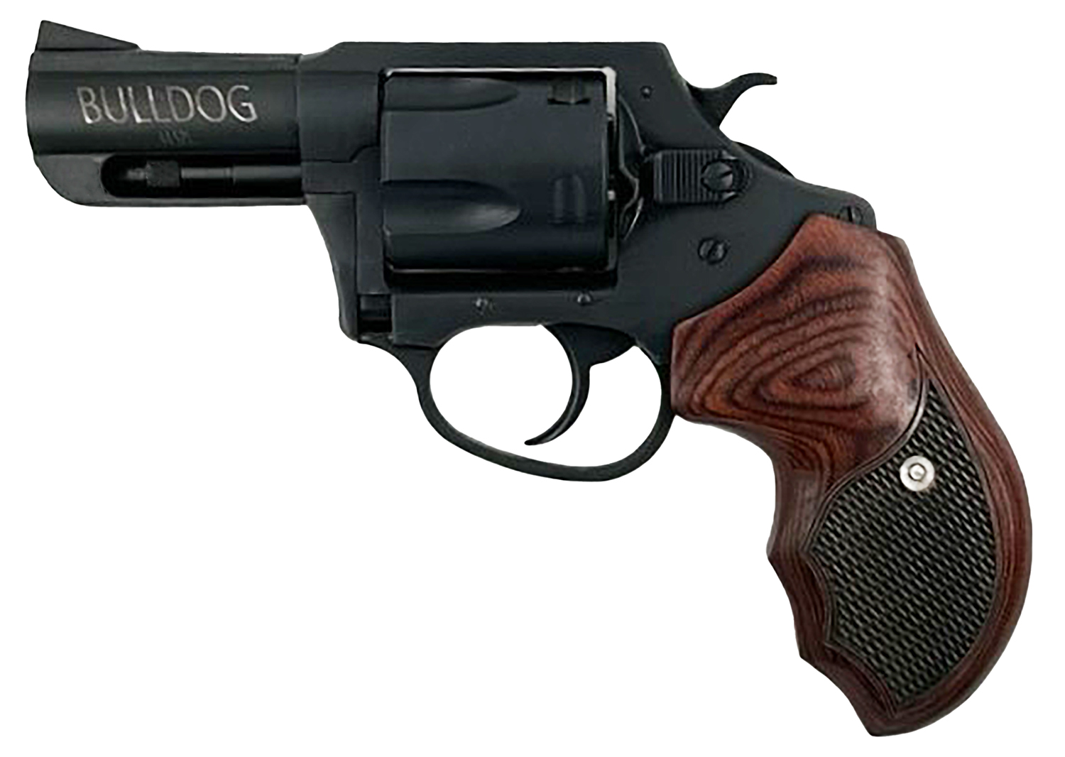 Charter Arms 14423 Bulldog 44 Special 5rd 2.50" Black Passivate Steel Barrel & Cylinder, Black Passivate Steel Frame, Rosewood Grip, Exposed Hammer