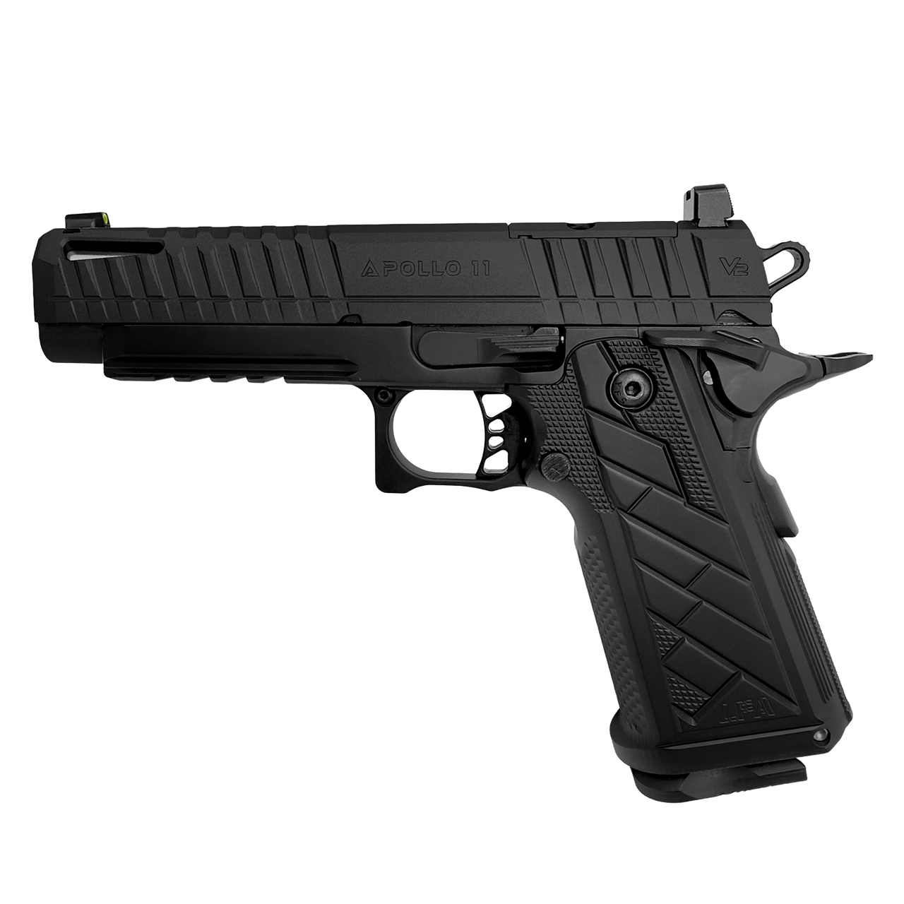 Century Arms LFA HG8640-N Apollo 11 V2 Full Size 4.9" Barrel Semi-Auto 9mm Pistol Aluminum Grip Black