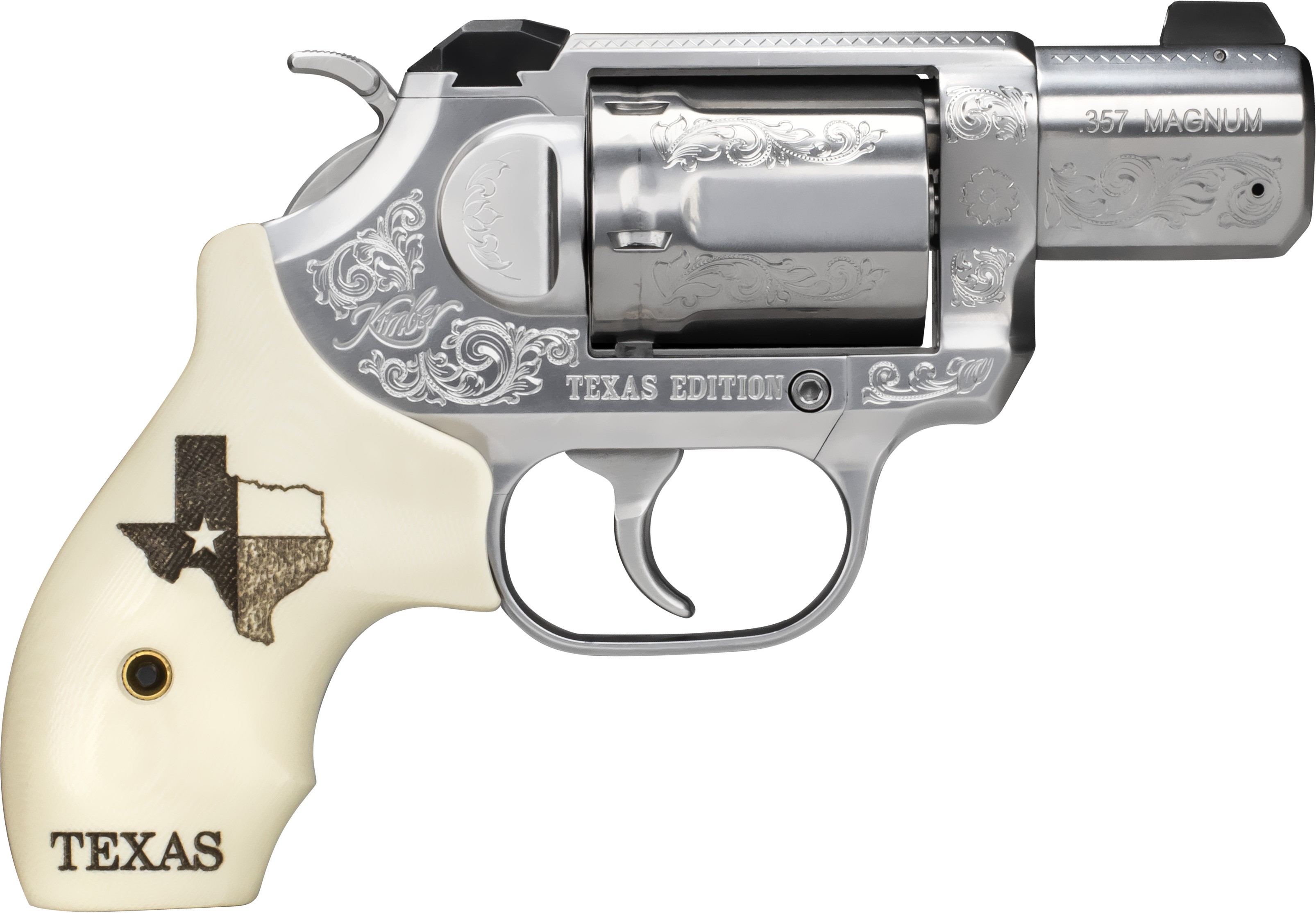 KIMBER K6S 357MAG 2" SS 6RD DASA TX
