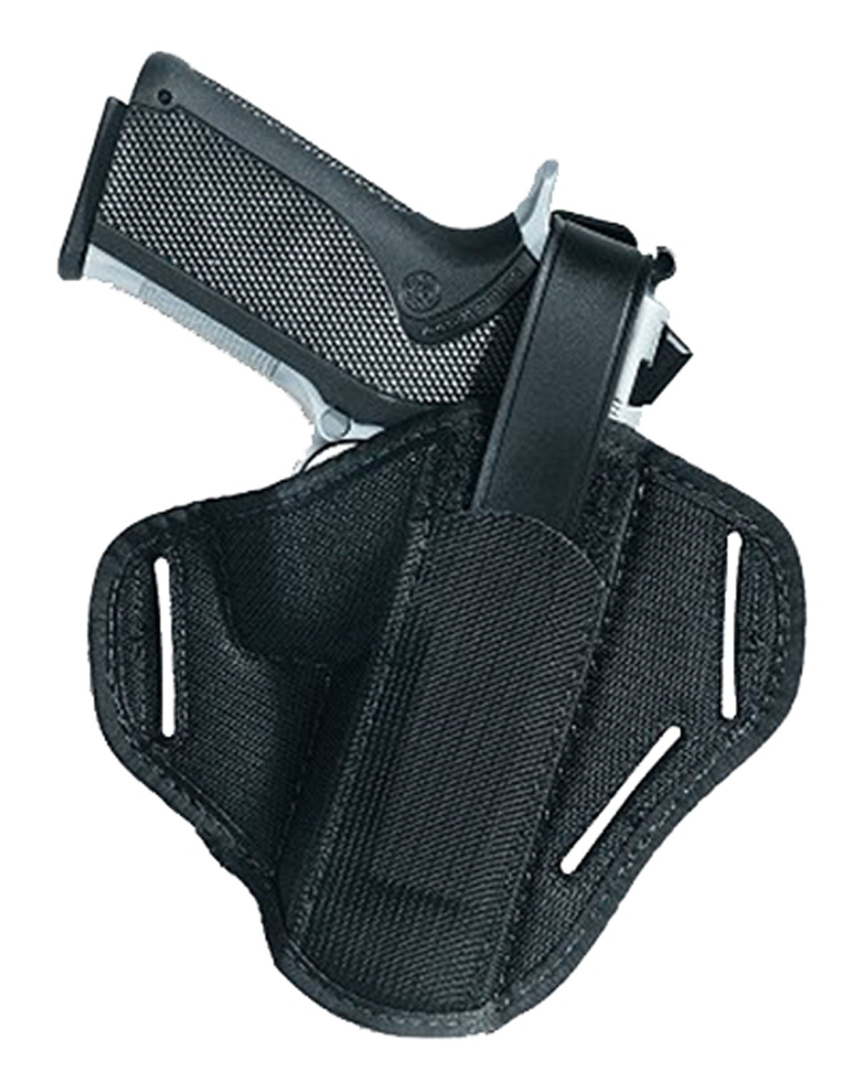 Uncle Mike's 86360 Super OWB Size 36 Black Kodra Nylon Belt Slide Fits Sm Frame 5rd Revolver w/Hammer Spur Fits 2" Barrel Right Hand