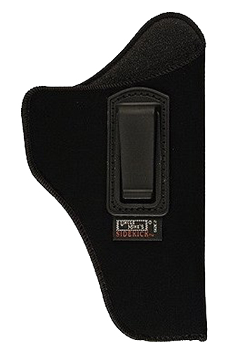 Uncle Mike's 76361 Inside The Pants Holster Open Top Size 36 Black Suede Like Belt Clip Fits Sm Frame 5rd Revolver Right Hand