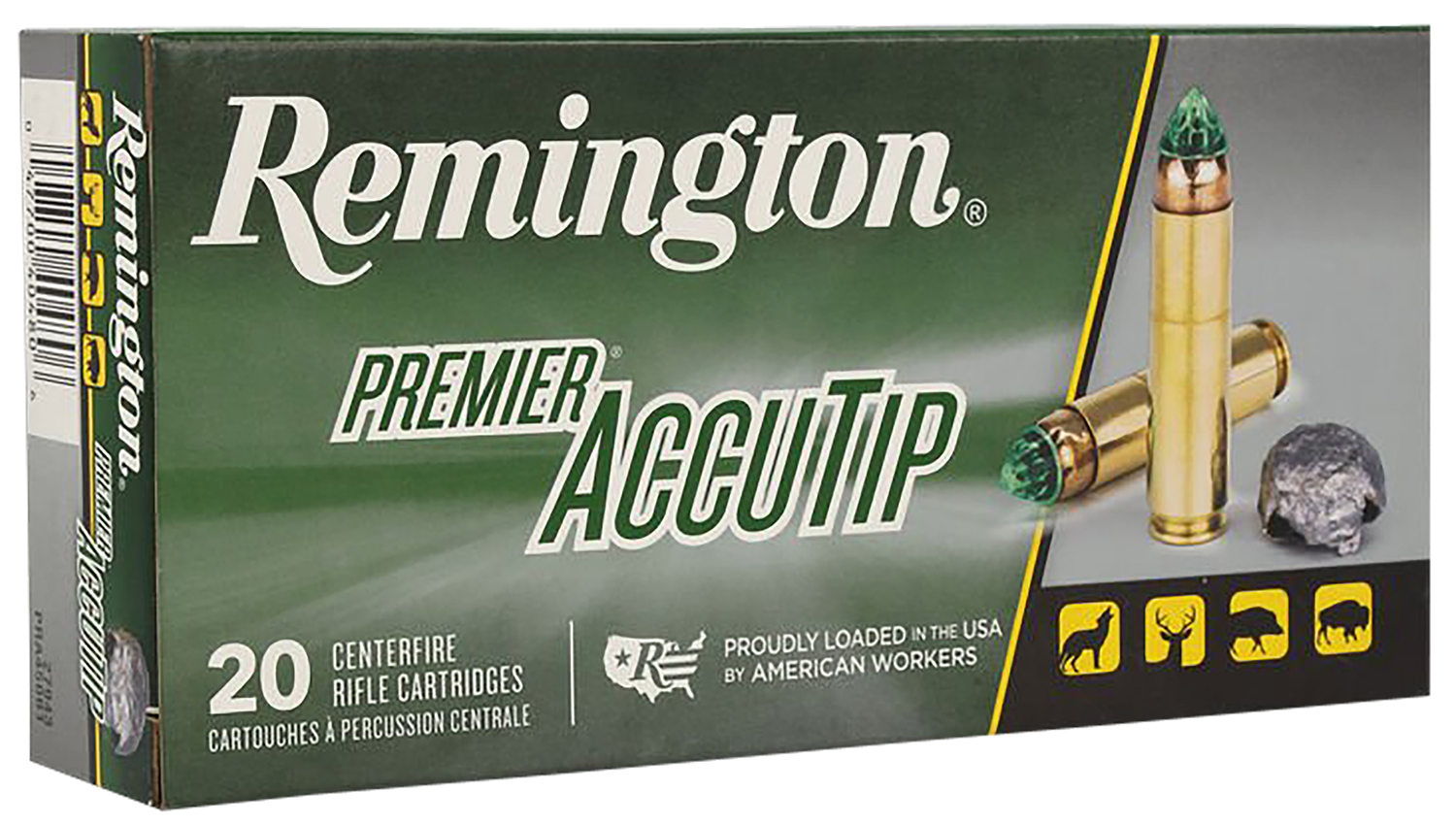 Remington Ammunition 27943 Premier Accutip 450Bushmaster 260gr AccuTip 20 Per Box/10 Case ington Ammunition 27943 Premier Accutip 450Bushmaster 260gr AccuTip 20 Per Box/10 Case Ammo