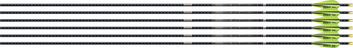 EASTON 4MM EMJ MATCH GRADE 400 - 6-PACK W/ 3" AAE HYBRID VANES