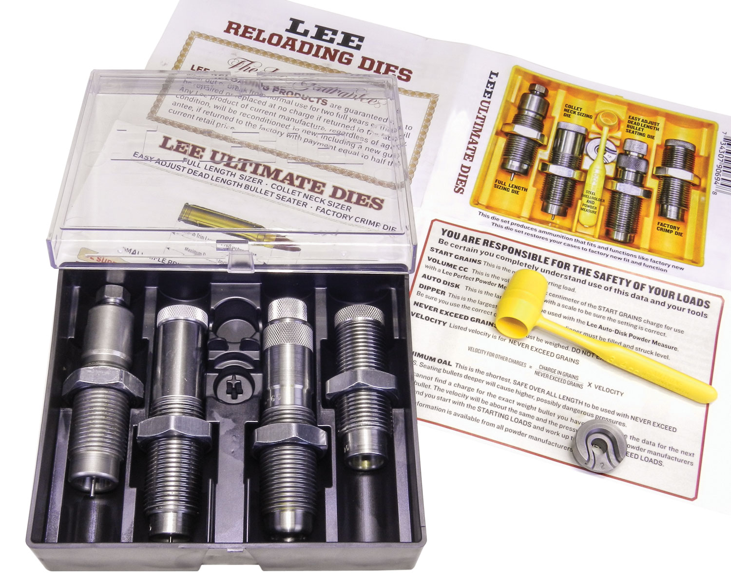 Lee Precision 90679 Ultimate Rifle 4 Die Set 7mm Rem Mag
