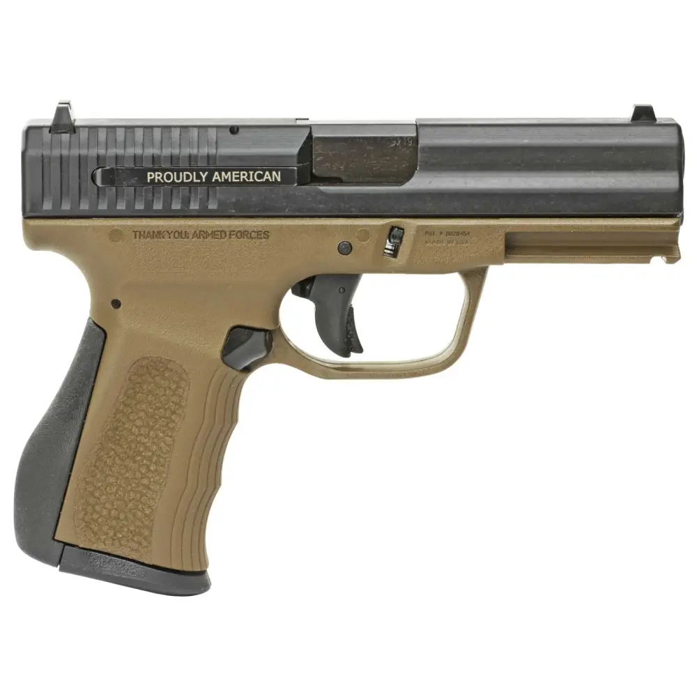 FMK 9C1G2 HGA 9MM 4" BBL BURNT BRONZE FAST ACTION TRIGGER 2/14RD MAGS