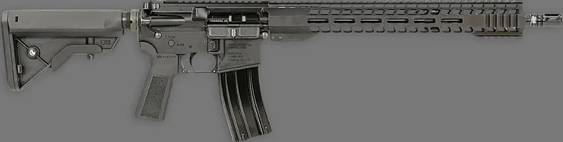 Black AR Rifle