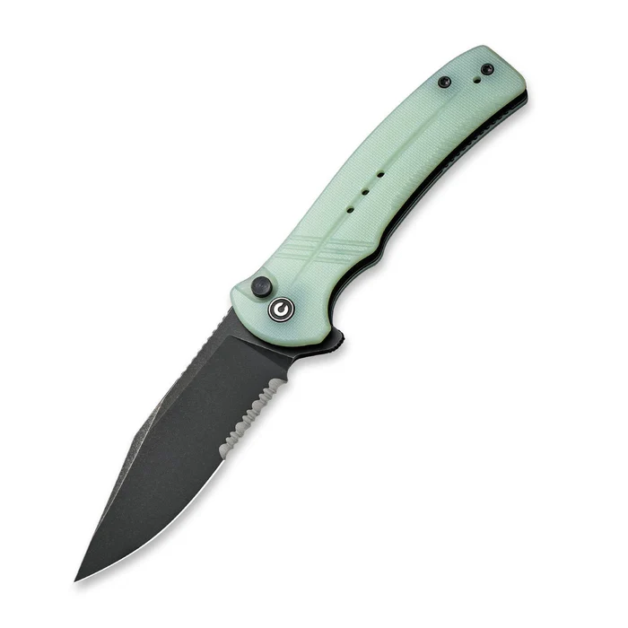 CIVIVI Cogent Flipper & Button Lock Knife G10 Handle (3.47"" 14C28N Blade) C20038E-3