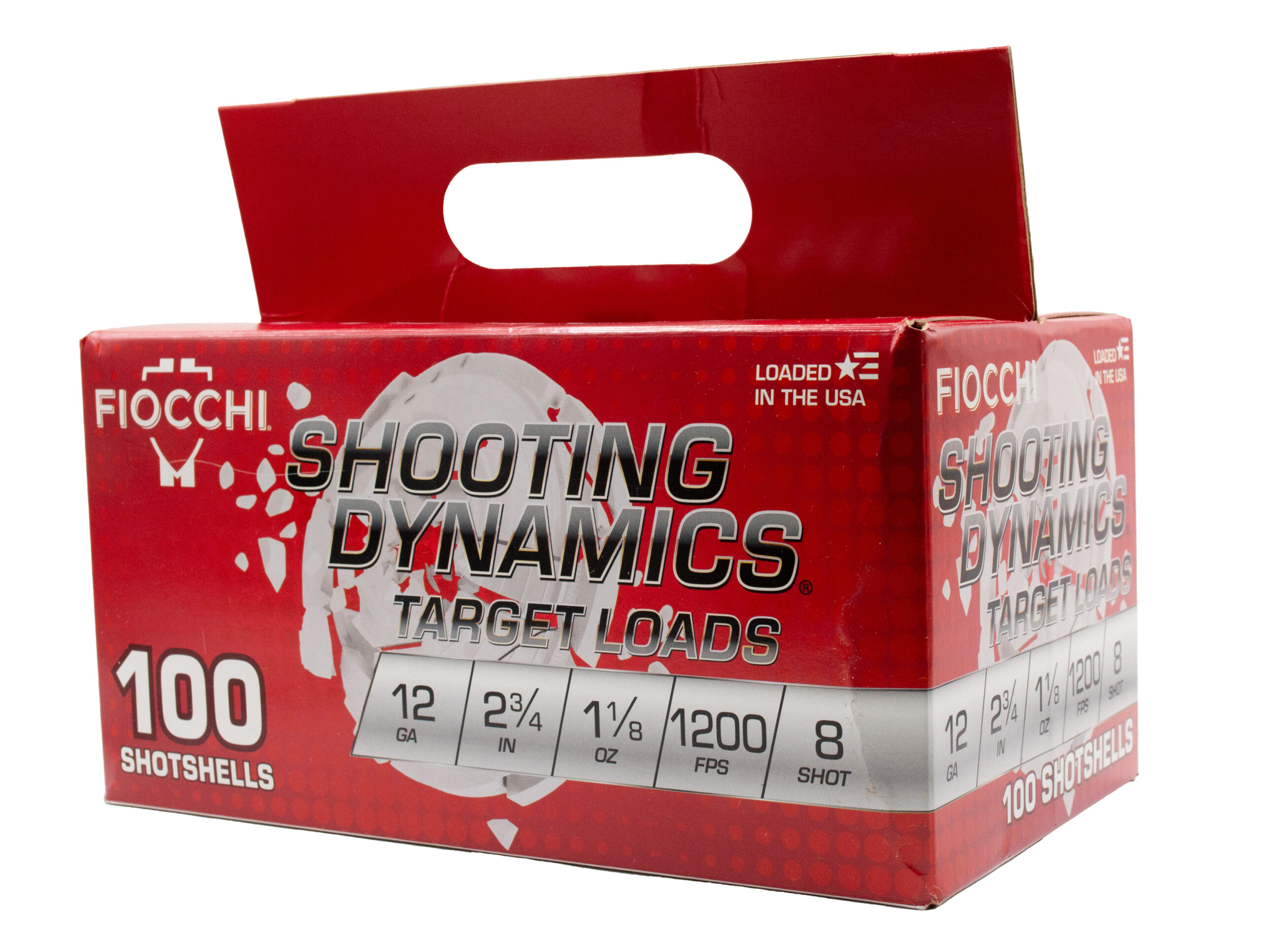 FIO SHOOTING DYNAMICS 12GA 2.75 #8 100/2 SHOOTING DYNAMICS 12GA 2.75 #8 100/2 Ammo