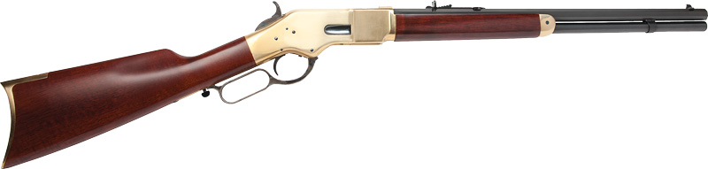 CIMARRON 1866 YELLOWBOY 44-40 - 24" OCTAGON BRASS/BLUED WALNUT