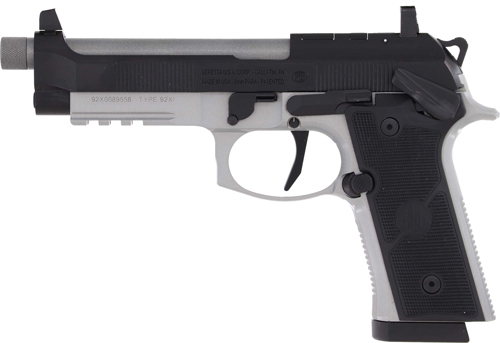 BERETTA 92XI SAO TACTICAL 9MM - W/RAIL 15RND 4.7" BBL TWO TONE - Image 2