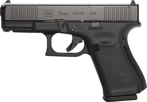 GLOCK 19 MOS 9MM GEN5 FS - 15-SHOT W/FRONT SERATIONS