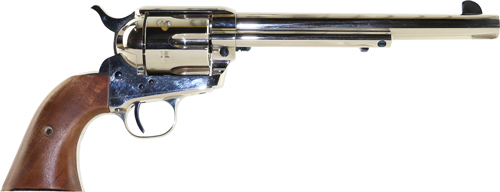 STAND MFG SAA 45 LC 7.5" BBL - NICKEL PLATED 1 PIECE GRIP
