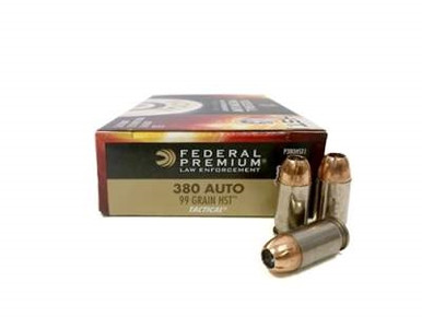 Federal 380 Auto HST Tactical P380HST1 99 gr JHP 50 rounds - Federal Ammo