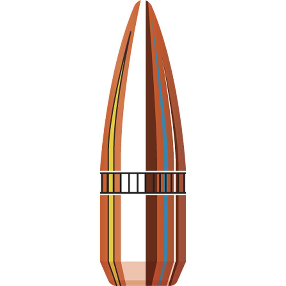 Hornady Traditional / FMJ Rifle Bullets .22 cal .224" 55 gr FMJ-BT With Cannelure (W/C) - 500/ct