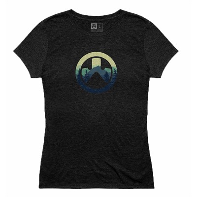 CASCADE ICON LOGO T-SHIRT CHARCOAL HEATHER 2X-LARGE