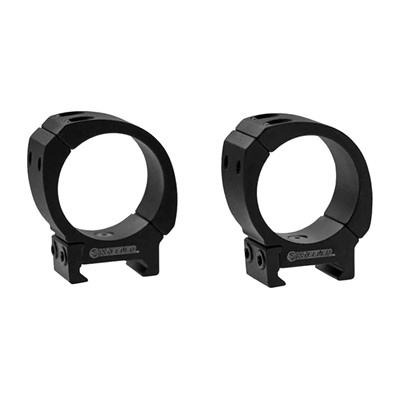 30MM HIGH BI-WEAVER RINGS, BLACK