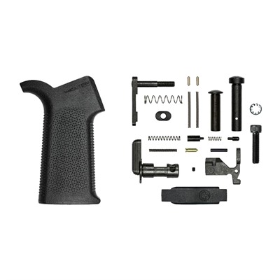 LOWER PARTS KIT W/MOE SL GRIP, NO FCG FOR AR-15 BLACK