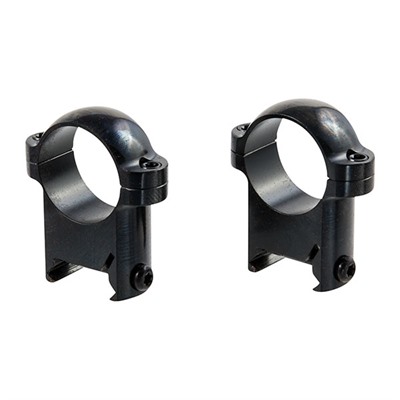ZEE RINGS 1'' HIGH STEEL RINGS GLOSS BLACK