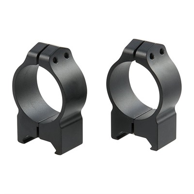 30MM MEDIUM (0.965'') FIXED RINGS, BLACK