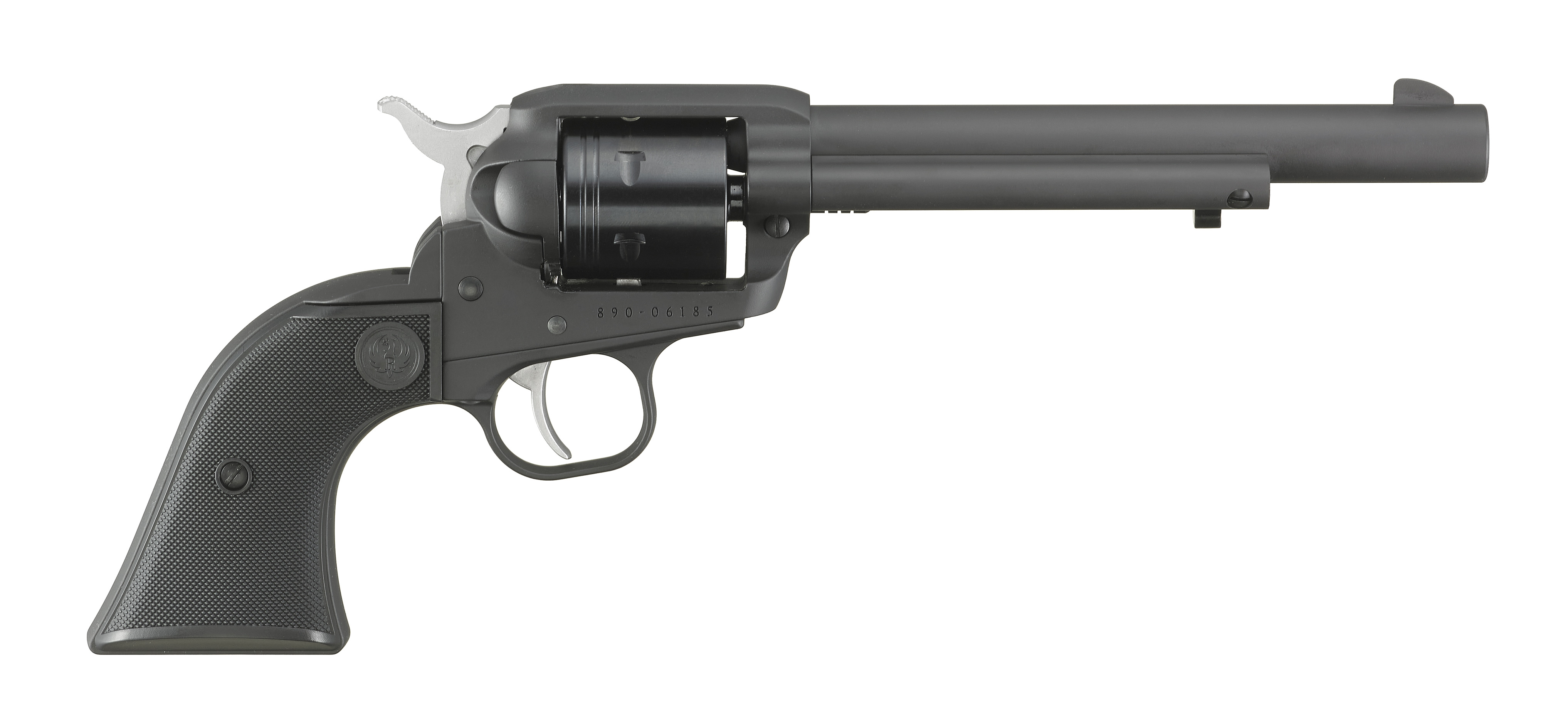 RUGER WRANGLER 22LR BLK/SYN 6.5" 6SH