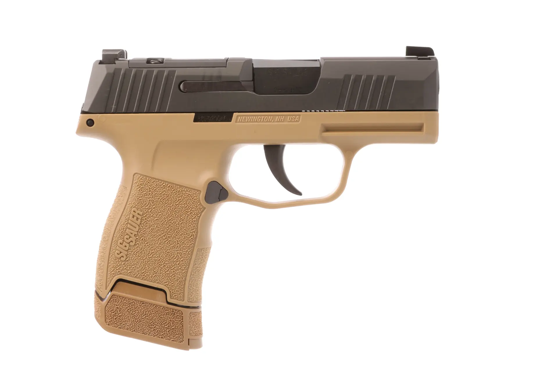 SIG SAUER P365 9MM BK/FDE 17+1 TACPAC