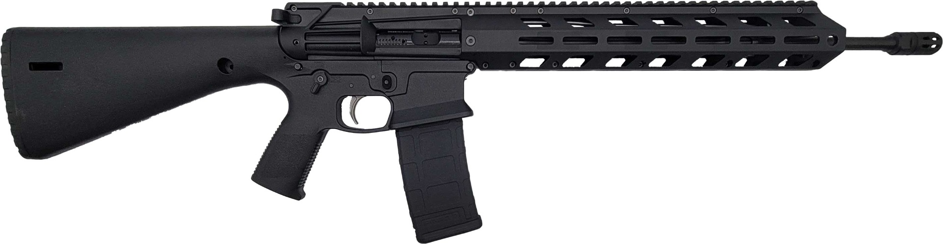 Wraithworks WARP-15 Polymer AR15 Rifle - Black | .223 Wylde | 16" 416-R Stainless Barrel | Nickel Teflon Trigger | Integral Buttstock & Textured Pistol Grip | Trap Door Buttplate | Lightweight Rifle Only 5 lbs