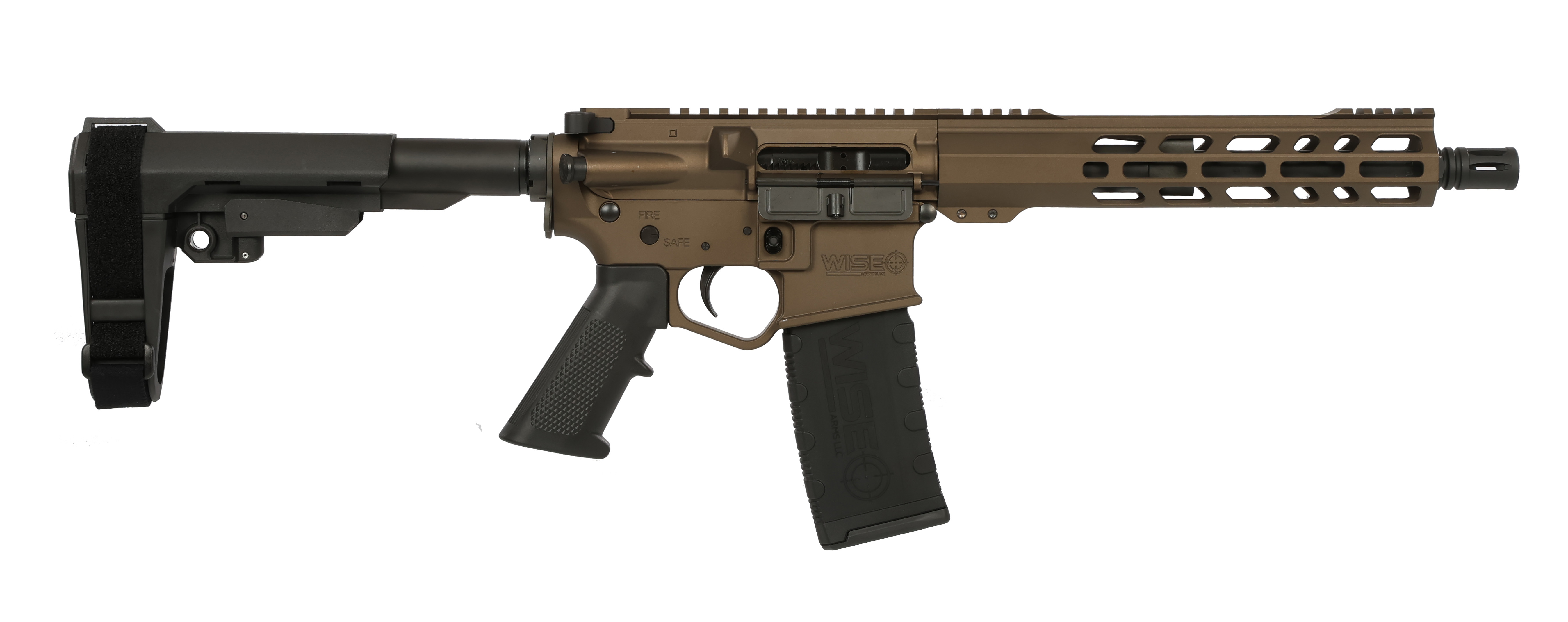 WISE ARMS WA-15B 5.56MM BRZ 10.5" SBA3